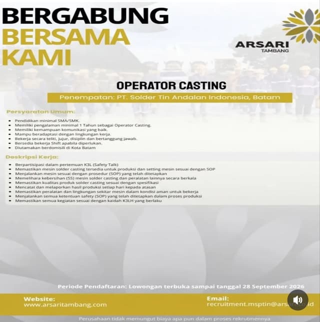 PT. Solder Tin Andalan Indonesia