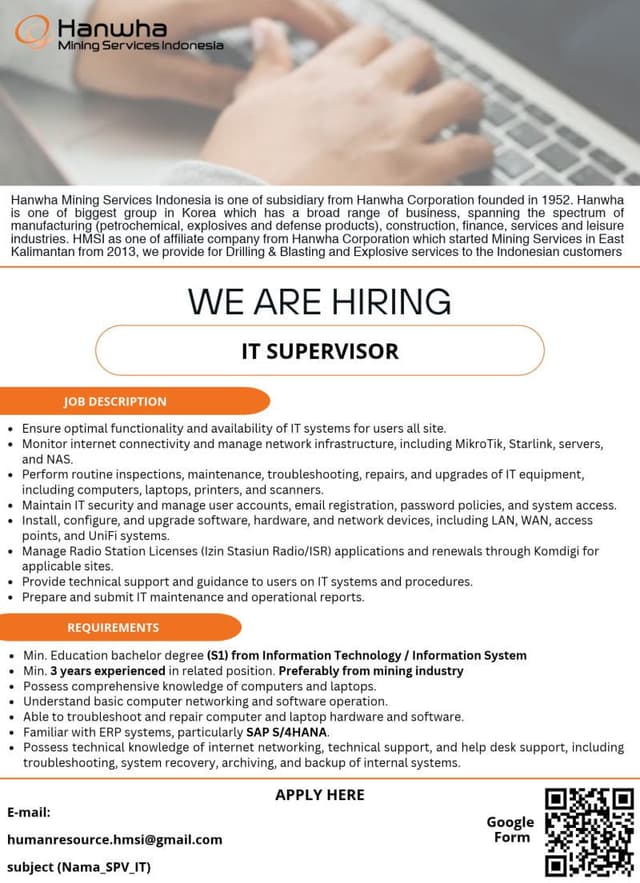 Hanwha Mining Services Indonesia