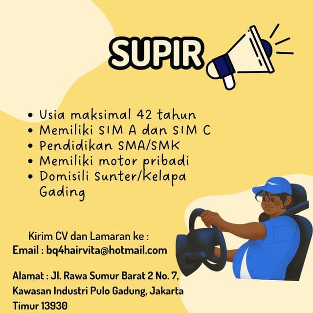 Poster Lowongan