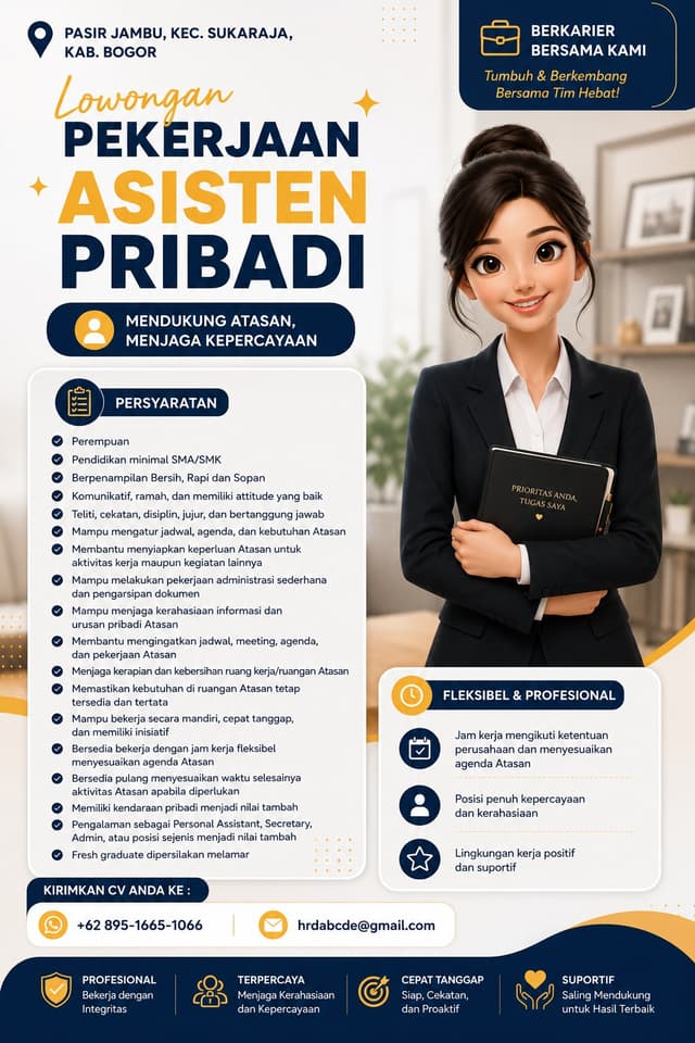 Poster Lowongan