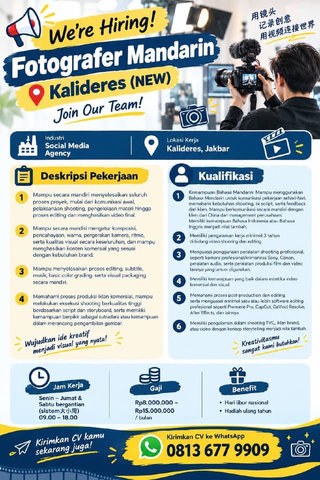 Poster Lowongan
