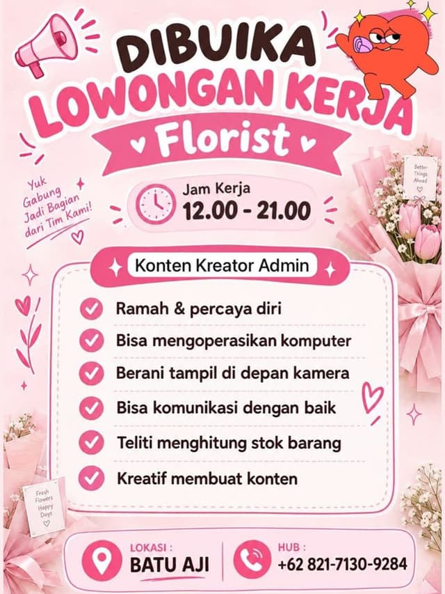 Poster Lowongan