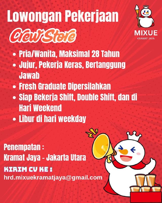 MIXUE Kramat Jaya