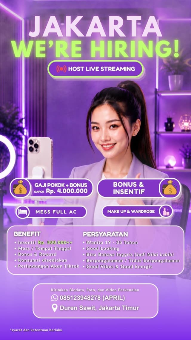Poster Lowongan