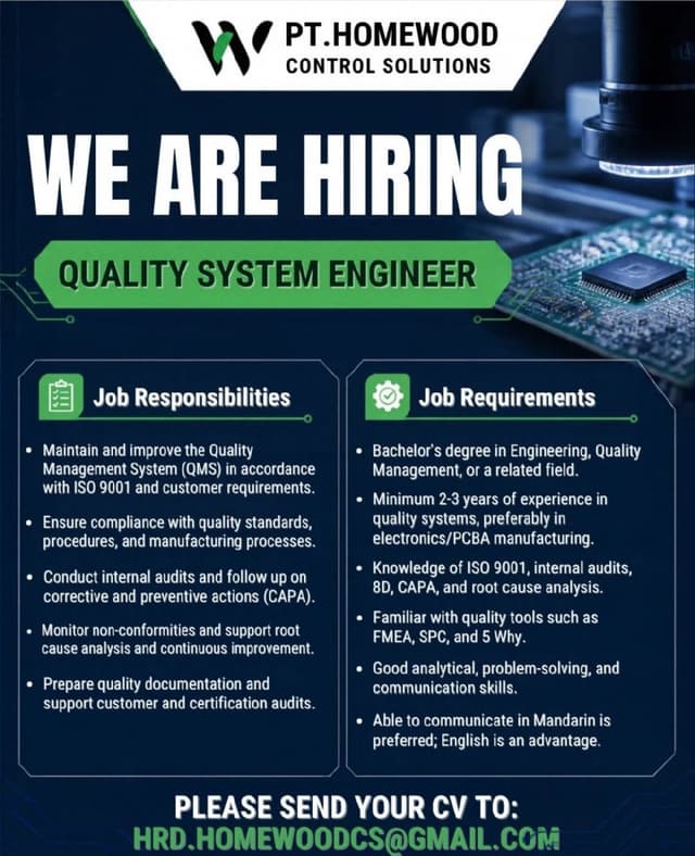 PT. HOMEWOOD CONTROL SOLUTIONS