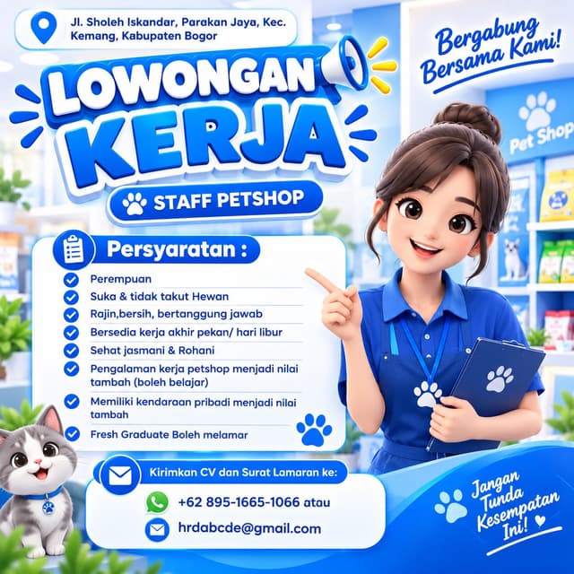 Poster Lowongan
