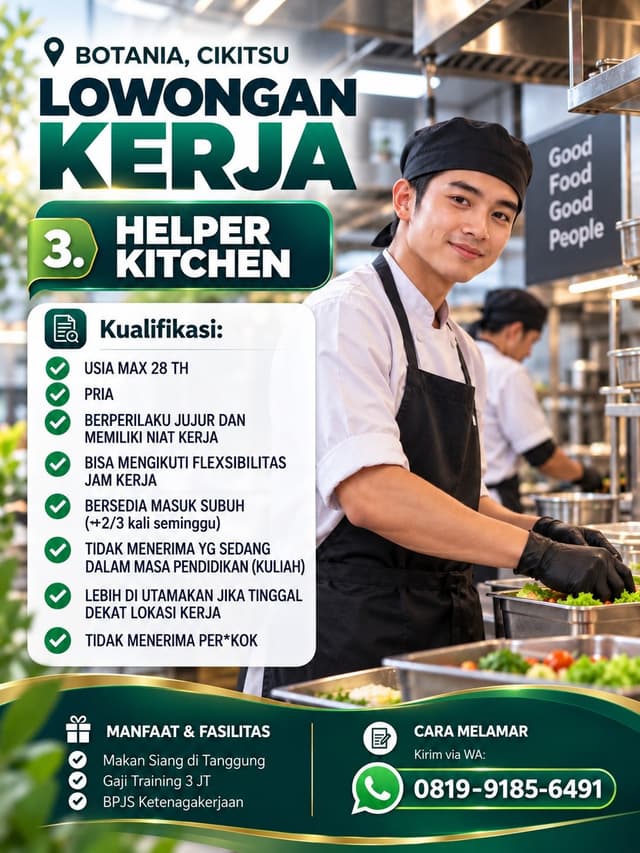 Poster Lowongan