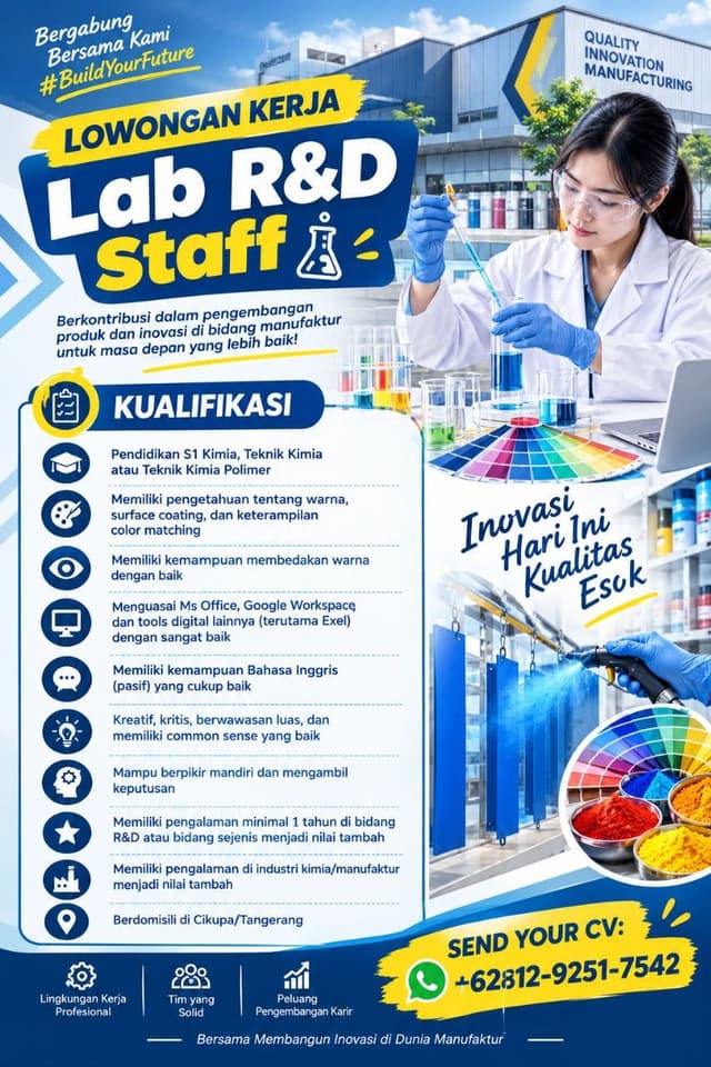 Poster Lowongan