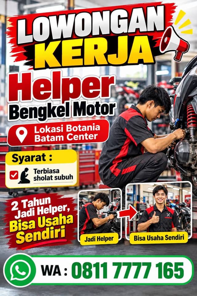 Poster Lowongan