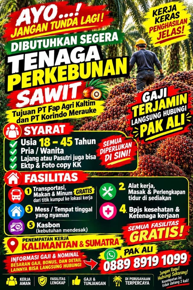 PT Fap Agri Kaltim dan PT Korindo Merauke