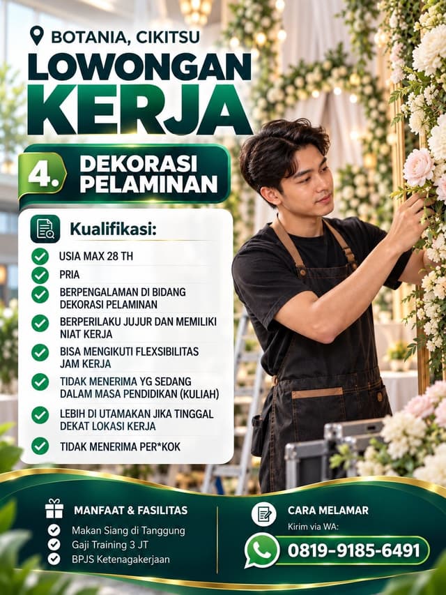 Poster Lowongan