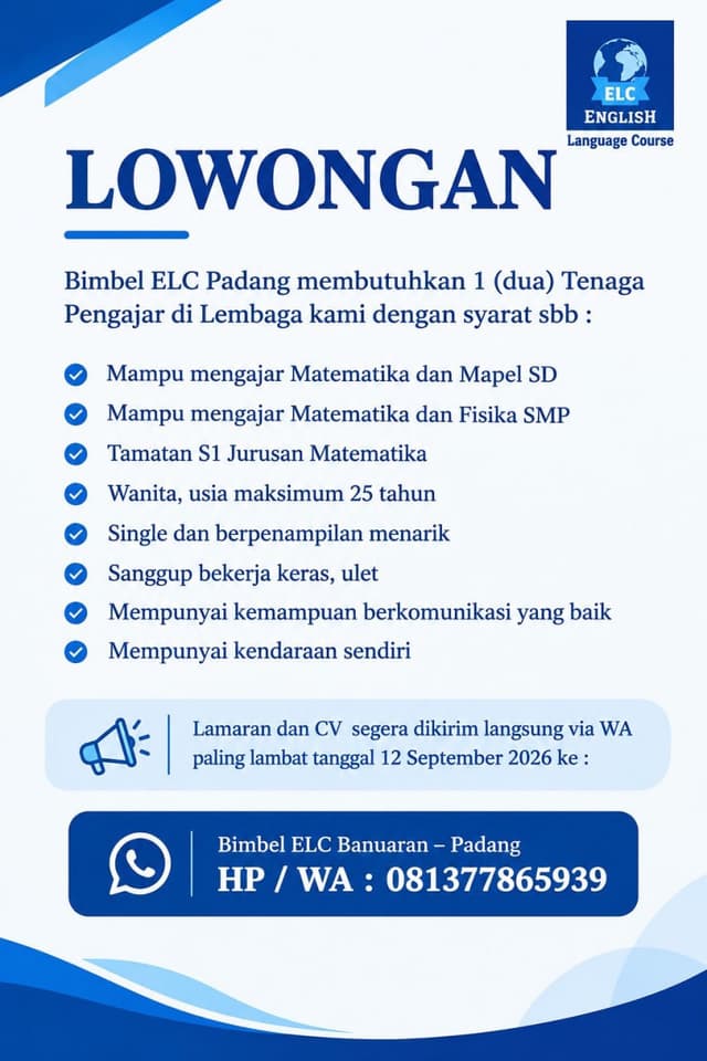Bimbel ELC Padang