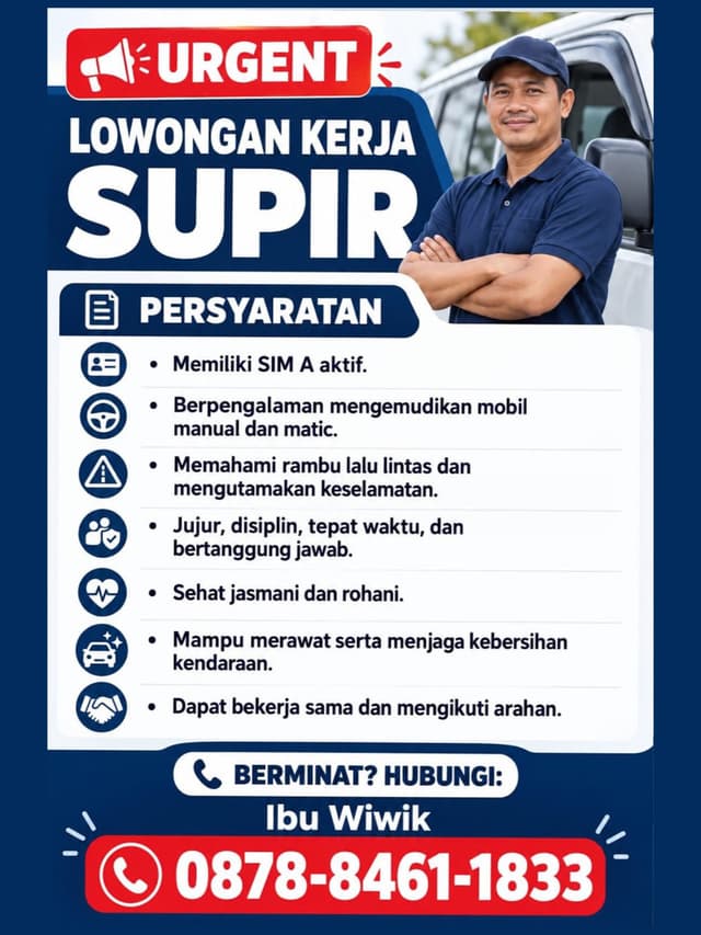 Poster Lowongan