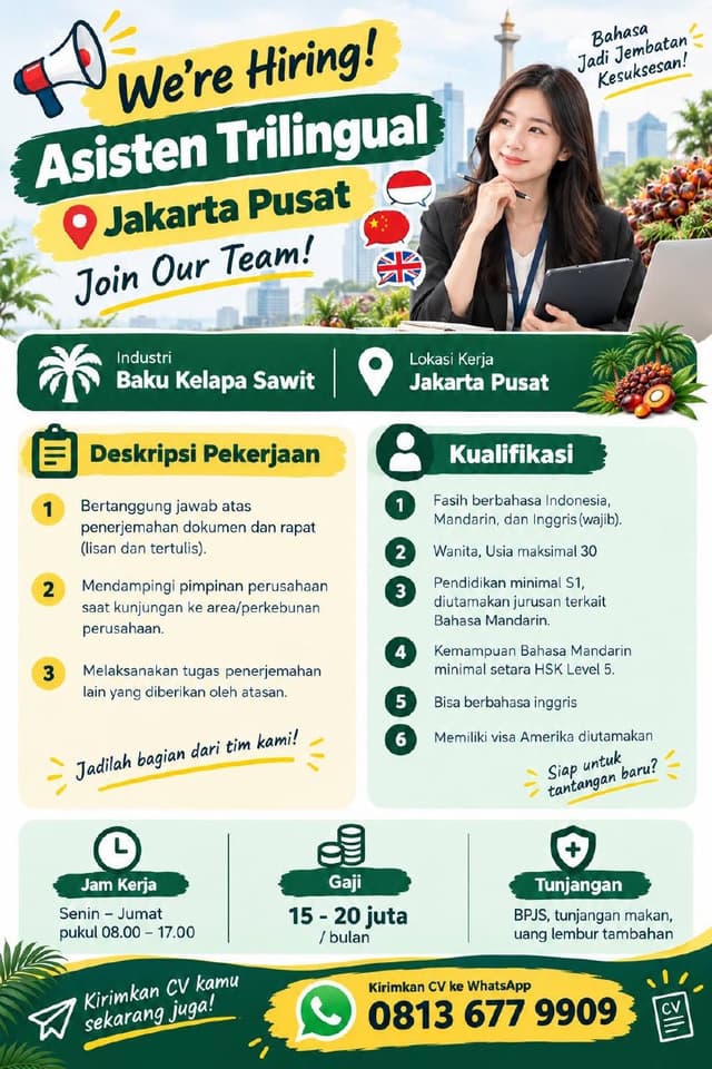 Poster Lowongan