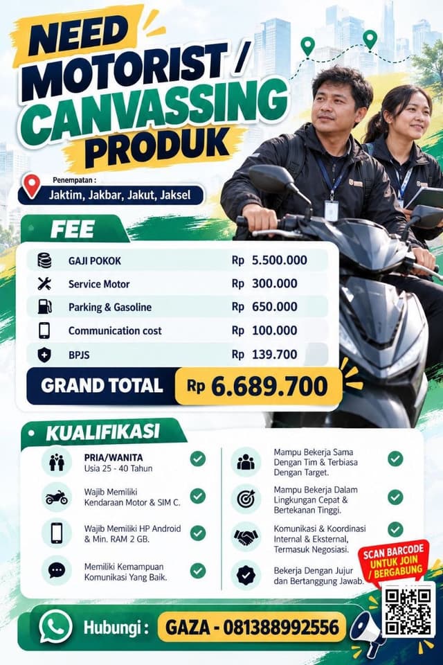 Poster Lowongan
