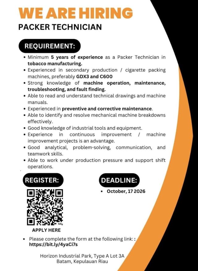 Poster Lowongan