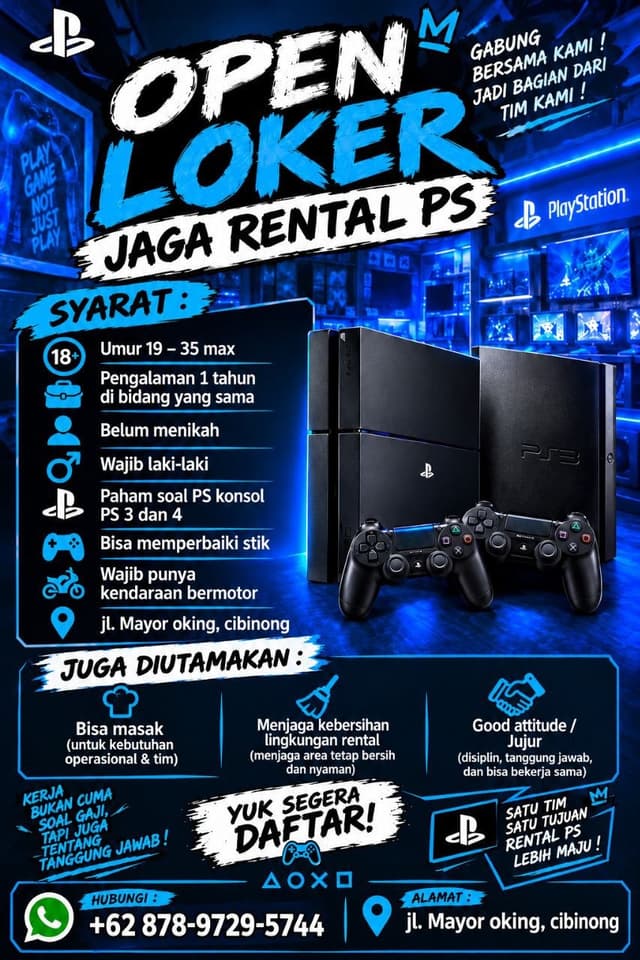 Poster Lowongan